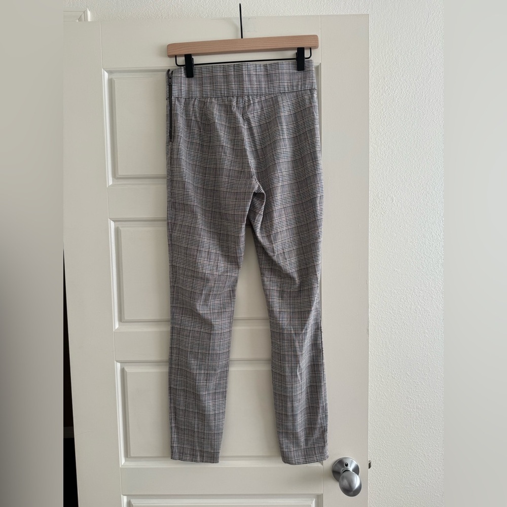 Zara Gray Plaid Slim Fit Pants Size Medium - Picture 5 of 7
